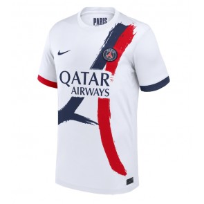 Billiga Paris Saint-Germain Khvicha Kvaratskhelia #7 Bortatröja 2025-26 Kortärmad